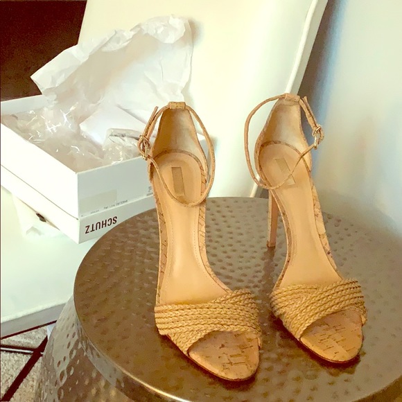 SCHUTZ | Shoes | Schutz Cork High Heeled Sandals | Poshmark